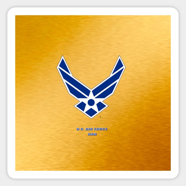 U.S. Air Force Dad Sticker by robophoto